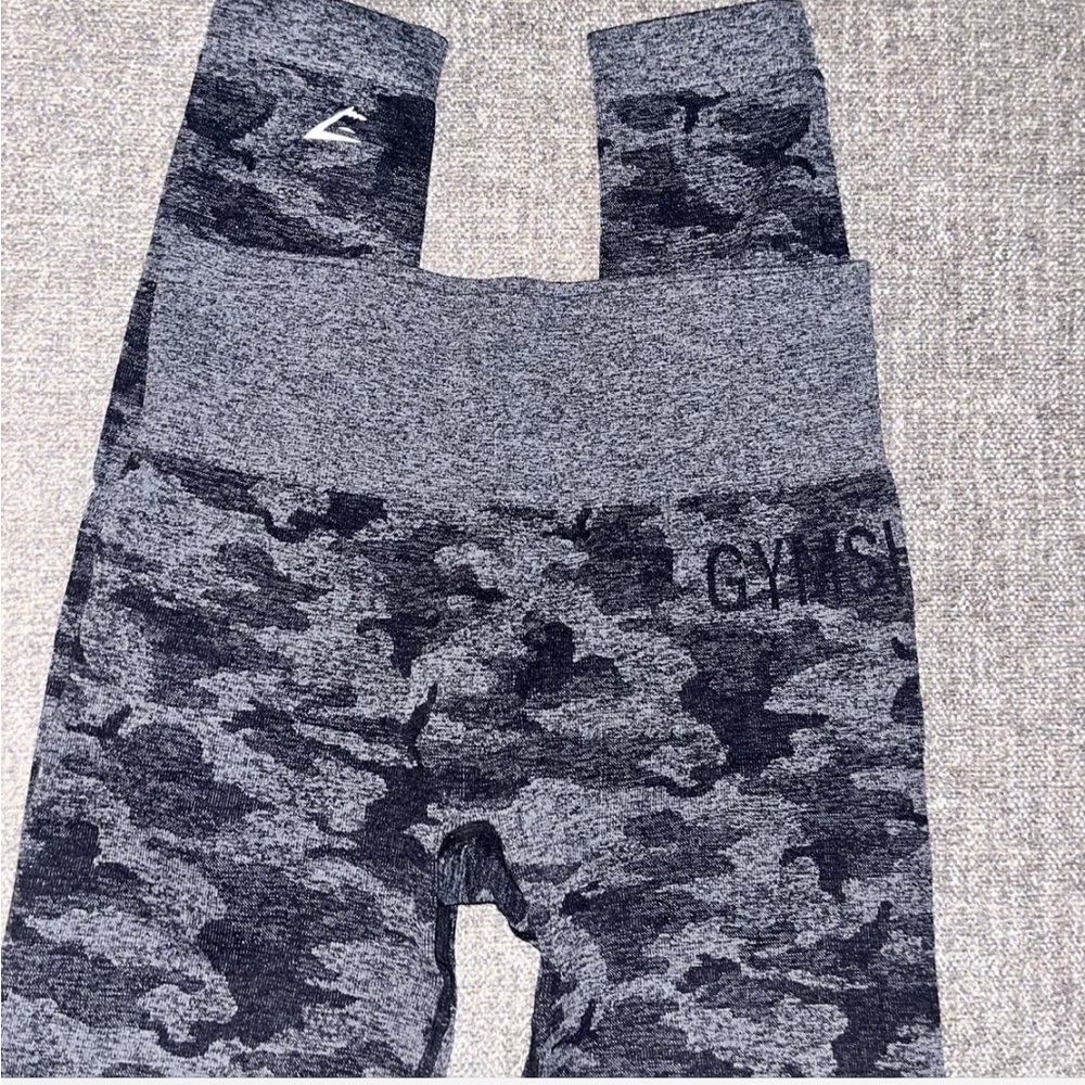 Gymshark Camo Leggings Gray